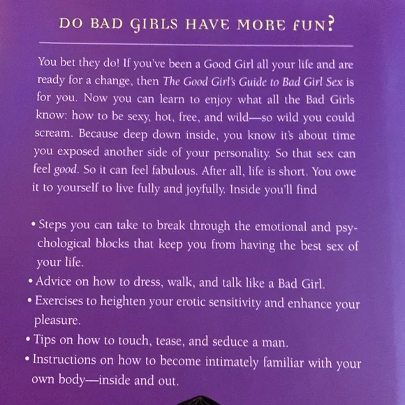 The Good Girl’s Guide to Bad Girl Sex by Barbara Keesling, Ph. D. - Picture 3 of 5